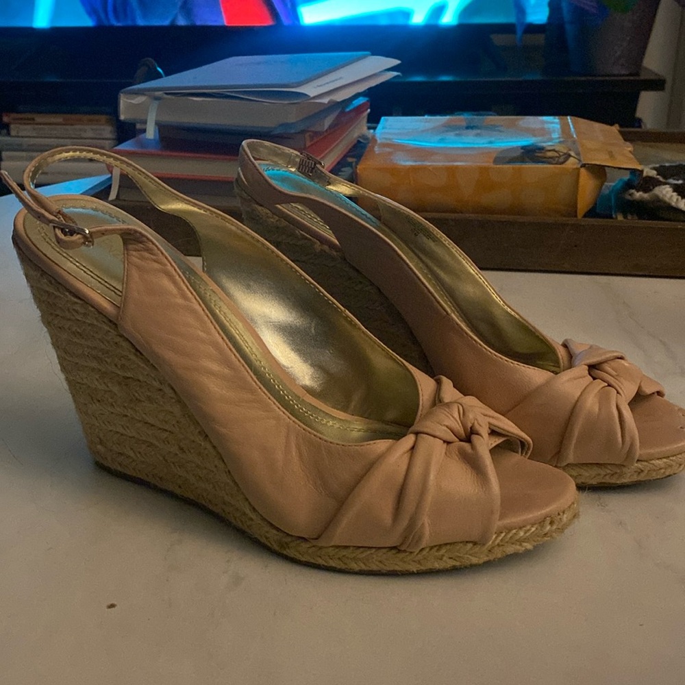 Adorable Enzo Punk Leather Wedge Heels